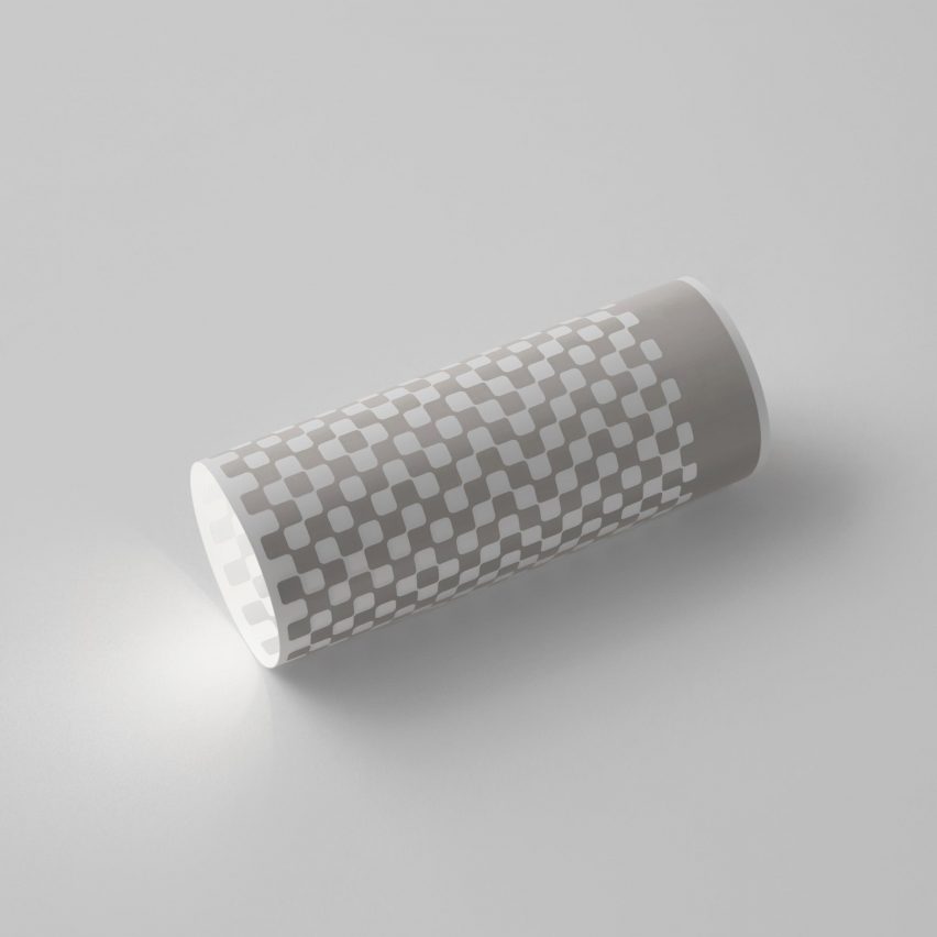 Nendo torch made from a piece of paper