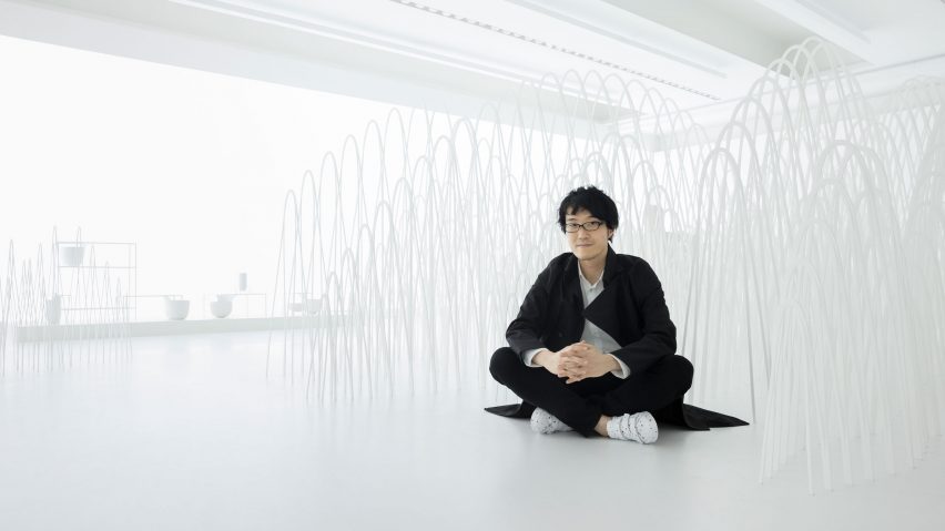Oki Sato at the Invisible Outlines exhibition