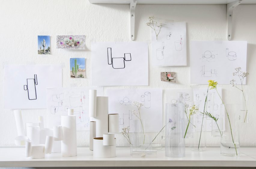 Organo vases by Moisés Hernández