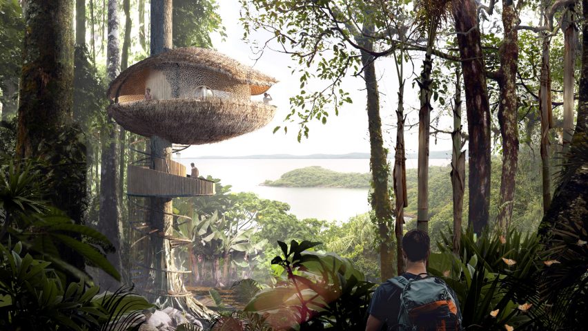 BÍKU Treehouse Resort by Baca Architects