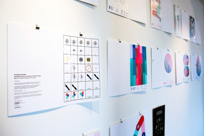 Marion Pinaffo and Raphaël Pluvinage design electronic toys that are made from paper printed on special ink