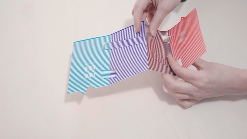 Marion Pinaffo and Raphaël Pluvinage design electronic toys that are made from paper printed on special ink