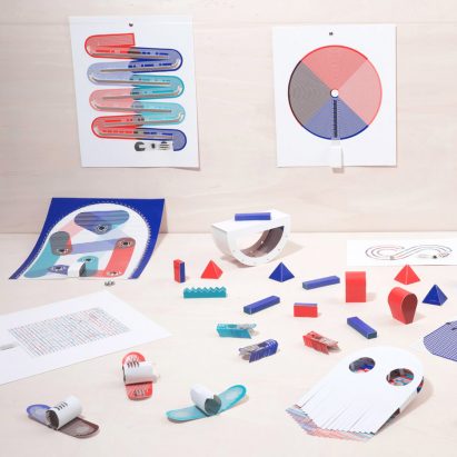 Marion Pinaffo and Raphaël Pluvinage design electronic toys that are made from paper printed on special ink