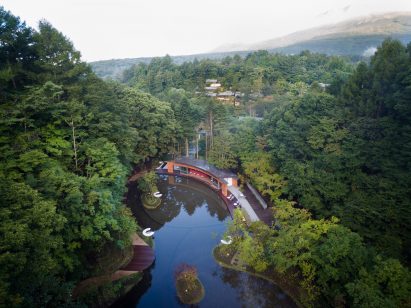 Picchio visitors centre and ice rink by Klein Dytham Architects
