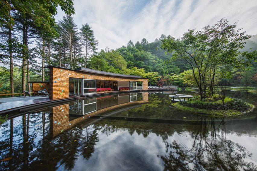 Picchio visitors centre and ice rink by Klein Dytham Architects