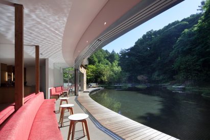 Picchio visitors centre and ice rink by Klein Dytham Architects