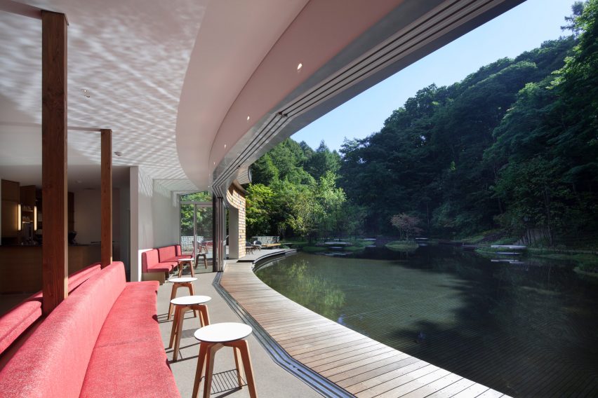 Picchio visitors centre and ice rink by Klein Dytham Architects