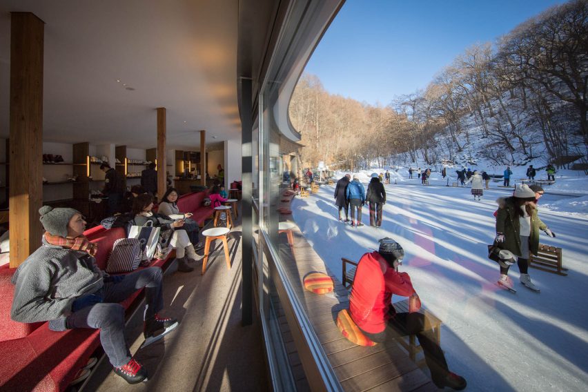 Picchio visitors centre and ice rink by Klein Dytham Architects