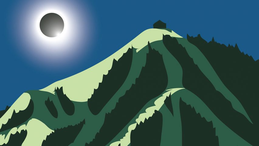 Tyler Nordgren designs retro poster series to advertise today’s solar eclipse