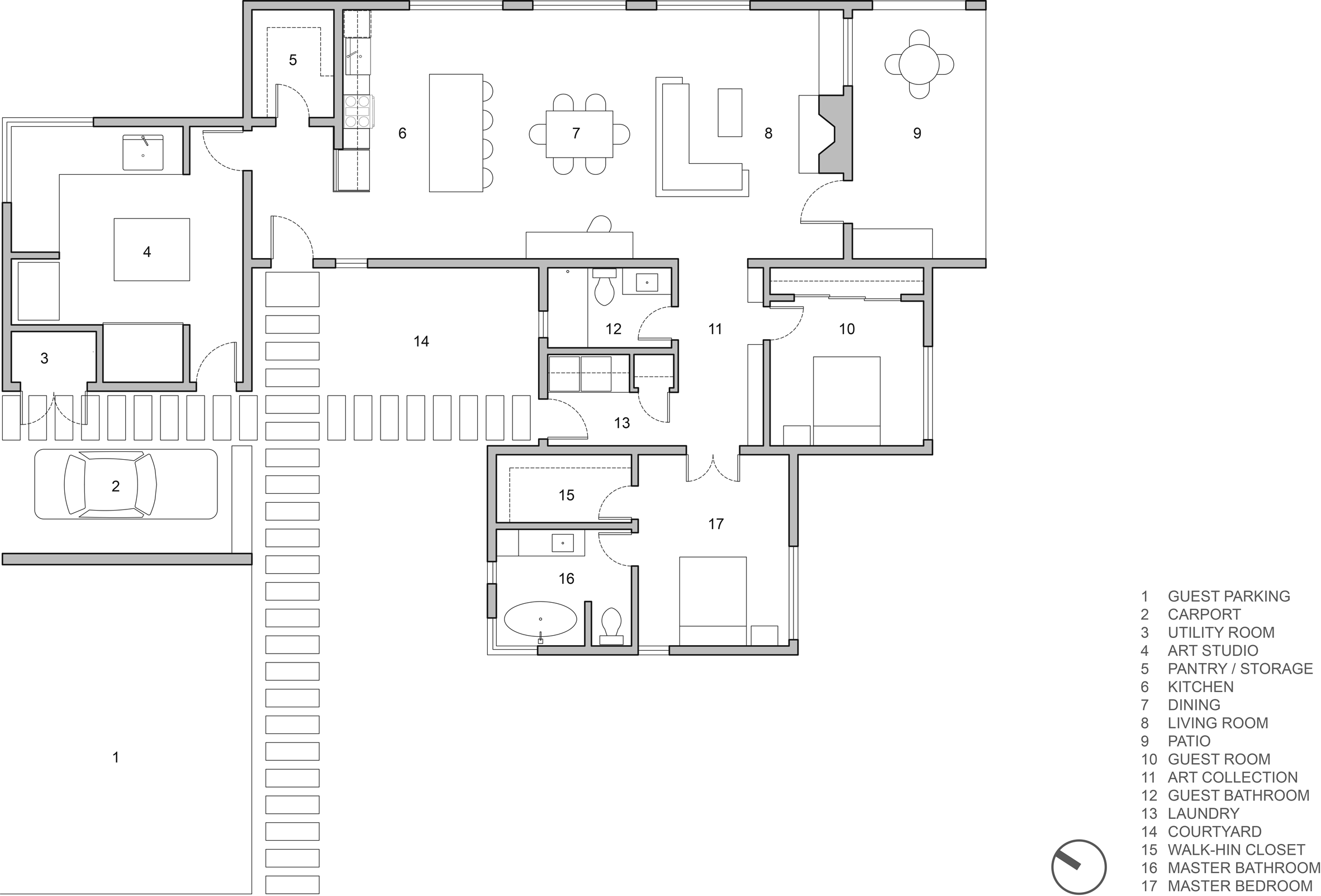 Rodin Residence by Molly Bell