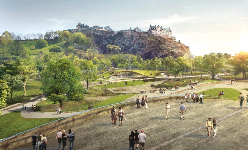 wHY's winning entry for Ross pavilion, Edinburgh, Scotland