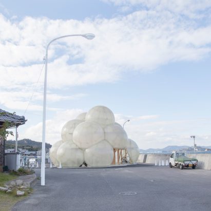 SANAA completes cloud-shaped port terminal building for Naoshima island