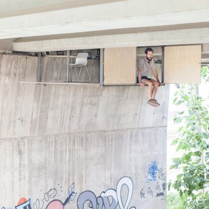 Latest Dezeen Mail features a secret studio under a bridge and a bamboo sports hall