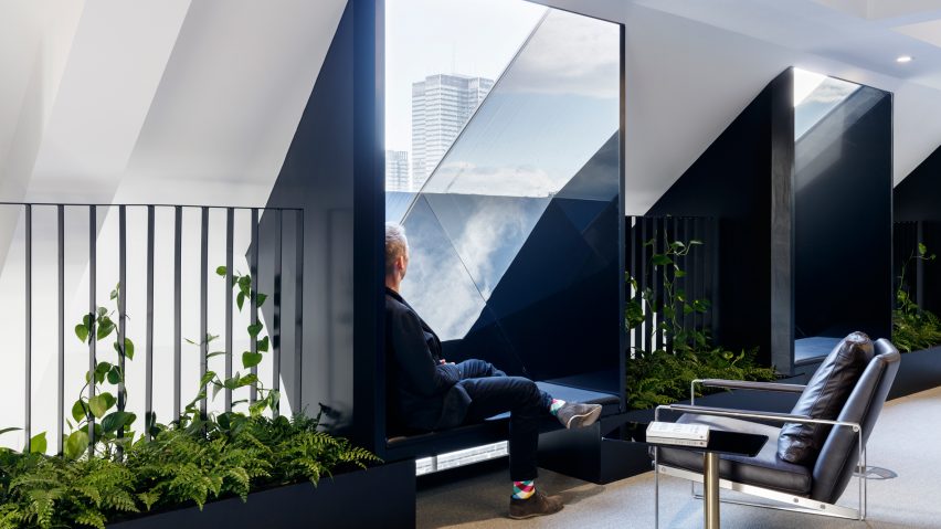 ODOS Architects designs monochrome London office for Slack instant-messaging app