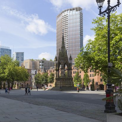 Gary Neville and Ryan Giggs reveal new Hodder + Partners-designed tower for Manchester