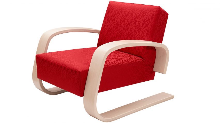 Supreme covers Alvar Aalto’s iconic 400 Tank armchair in “f*ck” fabric