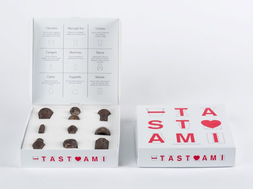 Salvatore Spataro's Tastami chocolates are edible versions of traditional Sicilian tools