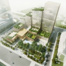 Henning Larsen’s Etobicoke Civic Centre shelters public square from cold winds
