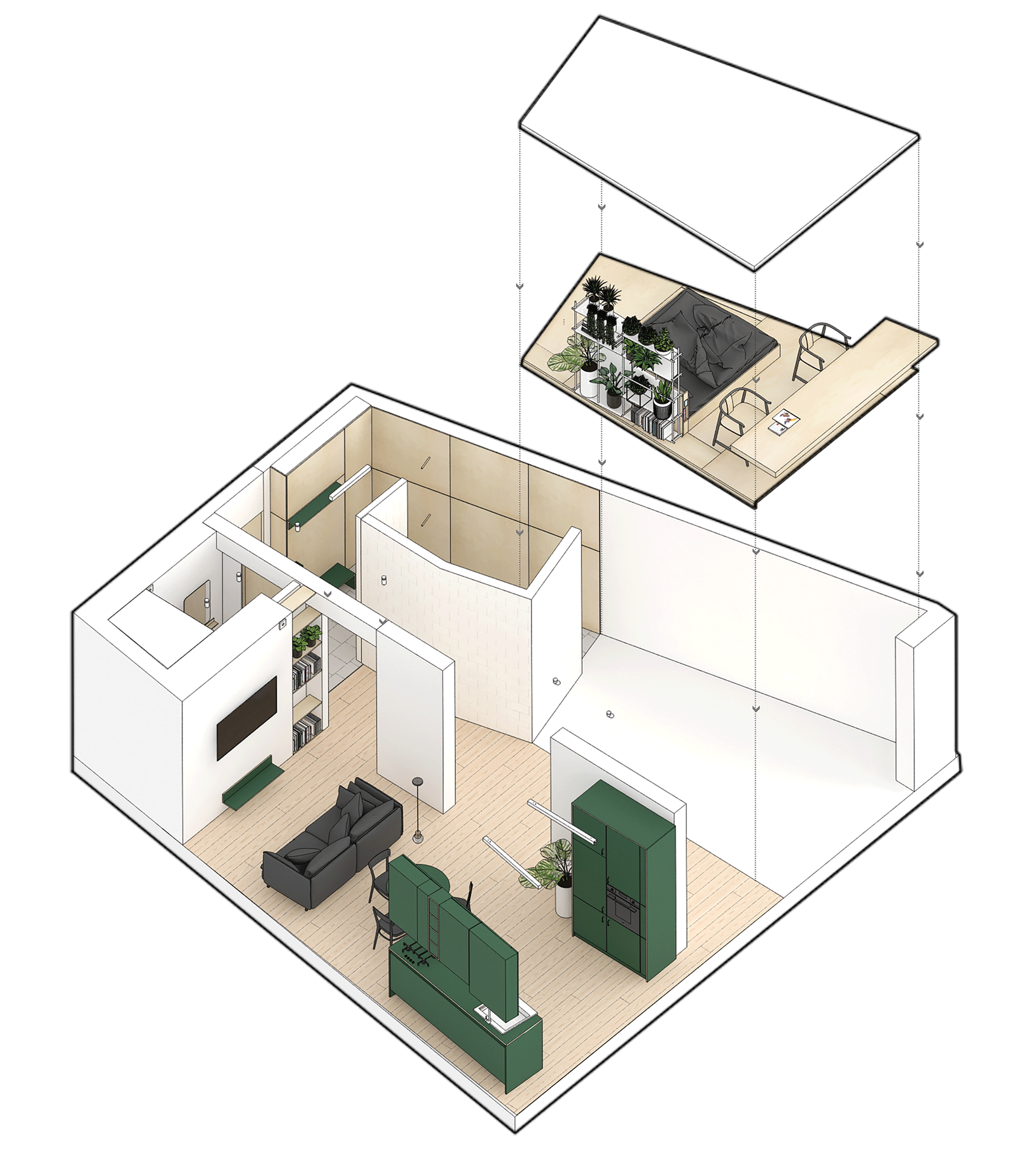149 apartment by Roman Shpelyk