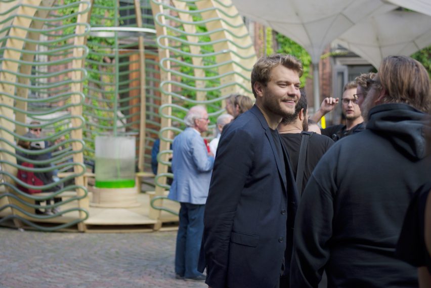 Space10 creates an algae-producing pavilion in Copenhagen
