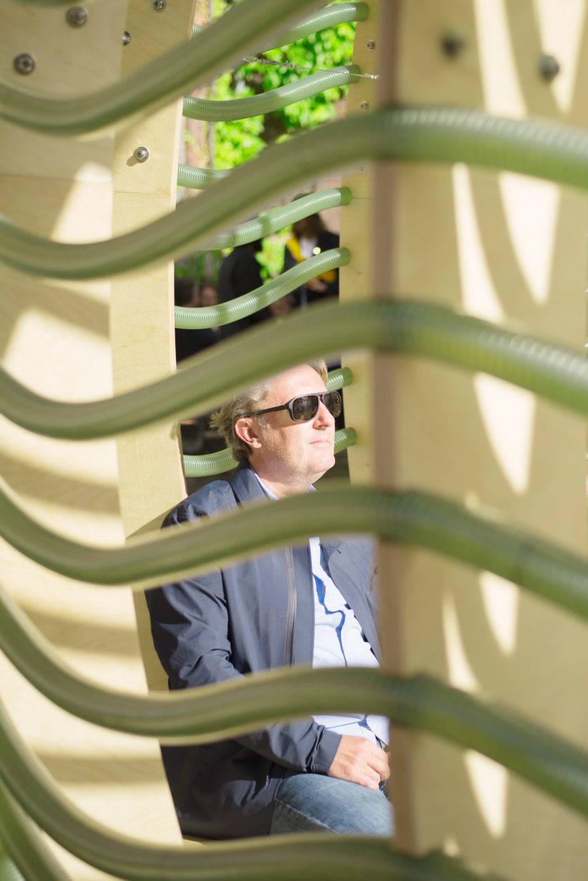 Space10 creates an algae-producing pavilion in Copenhagen