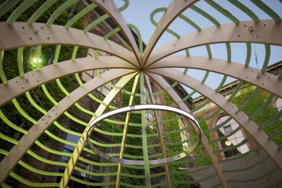 Space10 creates an algae-producing pavilion in Copenhagen