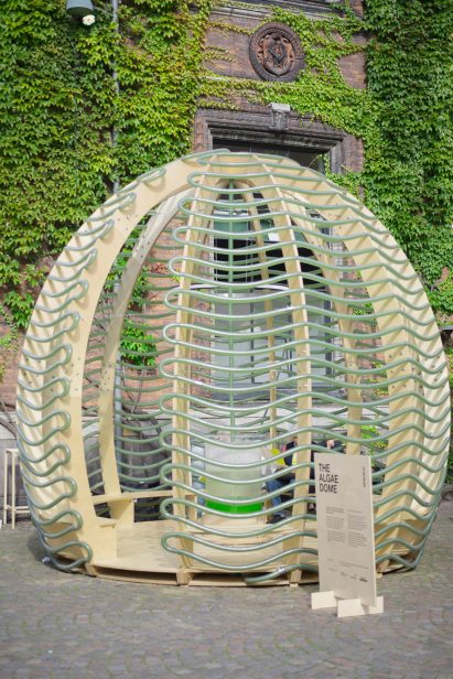 Space10 creates an algae-producing pavilion in Copenhagen