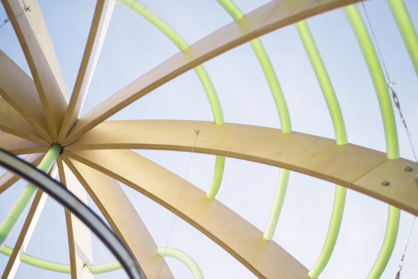 Space10 creates an algae-producing pavilion in Copenhagen