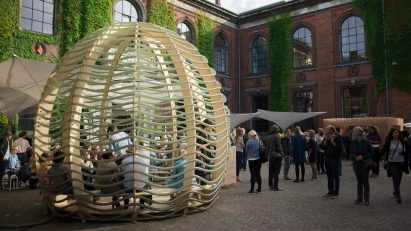 Space10 creates an algae-producing pavilion in Copenhagen