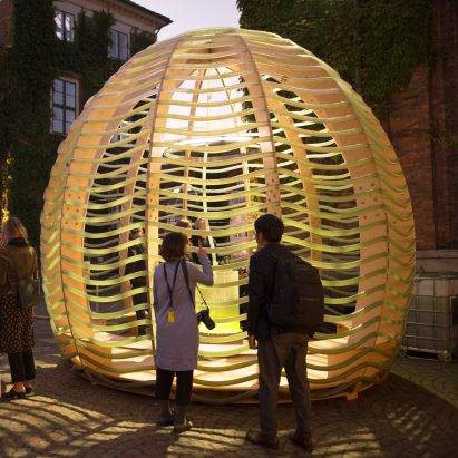 Space10 creates an algae-producing pavilion in Copenhagen