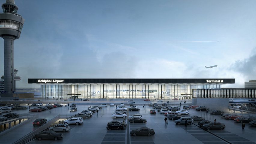 Amsterdam Airport Schiphol Terminal by KAAN Architecten