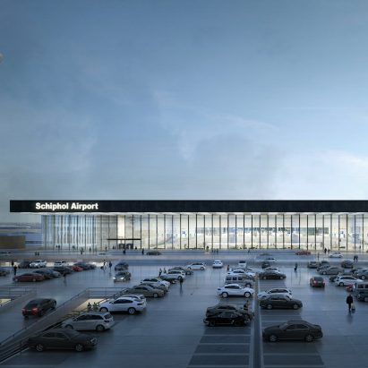 Kaan Architecten unveils new glazed terminal for Amsterdam’s Schiphol Airport