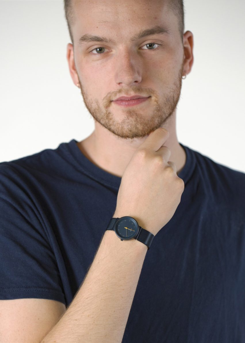 The BN0031 watch by Braun x Dezeen