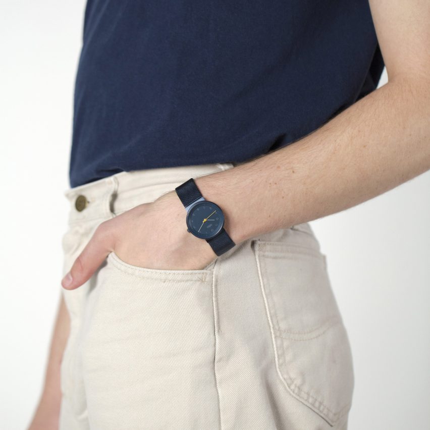 The BN0031 watch by Braun x Dezeen
