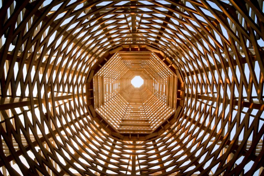 The Burning Man Temple by Marisha Farnsworth