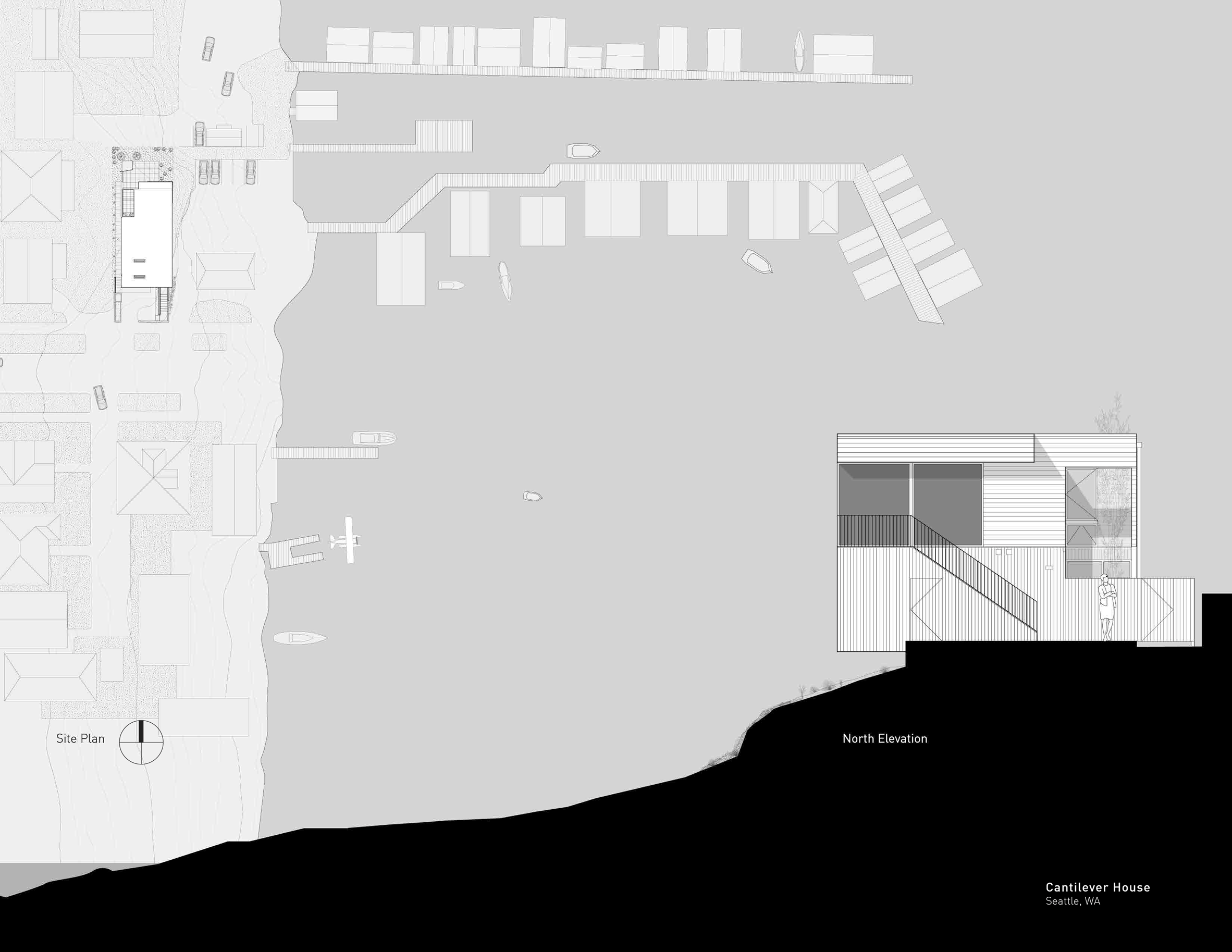 Cantilever House by Robert Hutchison Architecture