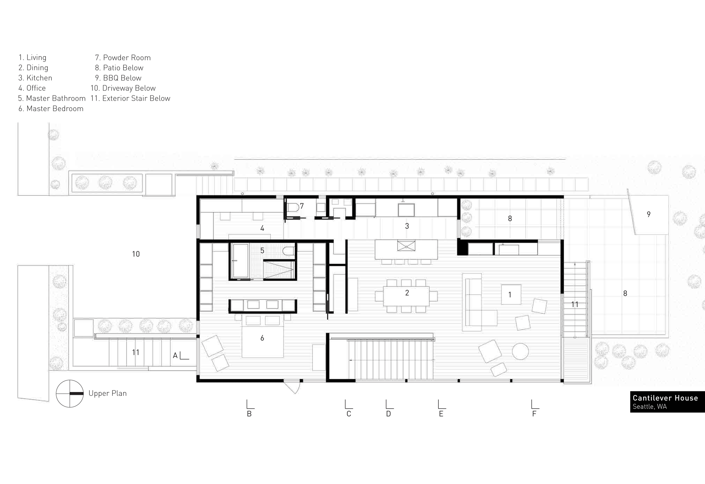 Cantilever House by Robert Hutchison Architecture
