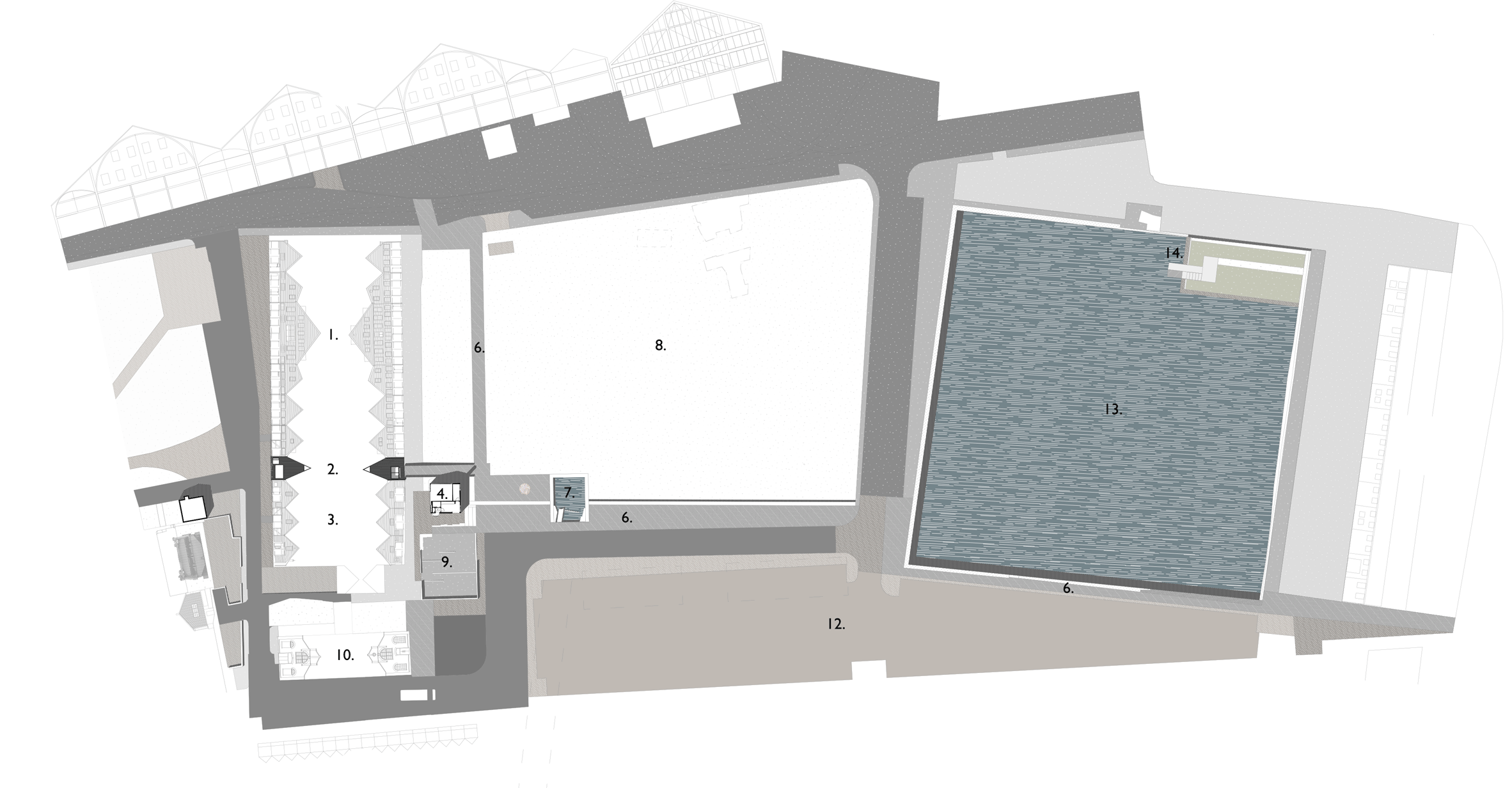 Command of the Oceans by Baynes and Mitchell architects site plan