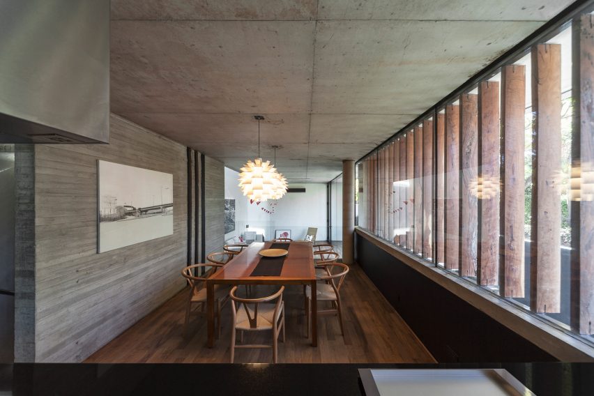 Architecture firm Dieguez Fridman designs concrete Corner House in Buenos Aires