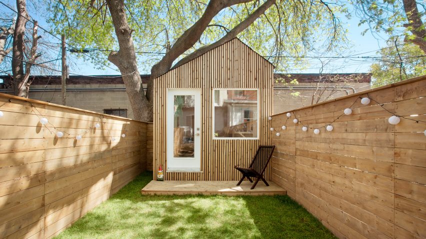 Back-garden offices feature in today’s Dezeen Weekly newsletter