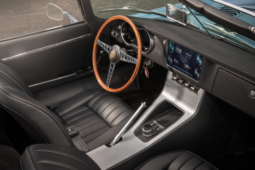 Jaguar electrifies its classic E-type car