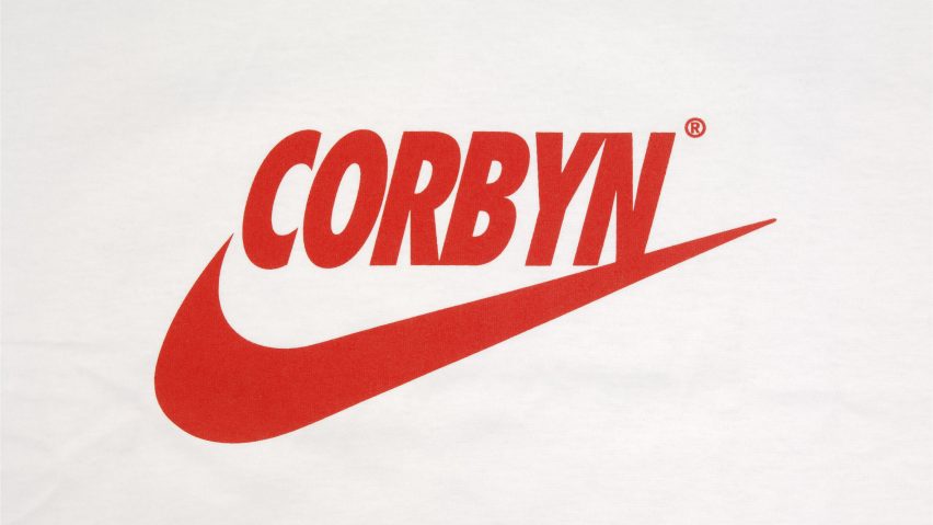 V&A acquires “Nike” T-shirt designed in support of Jeremy Corbyn