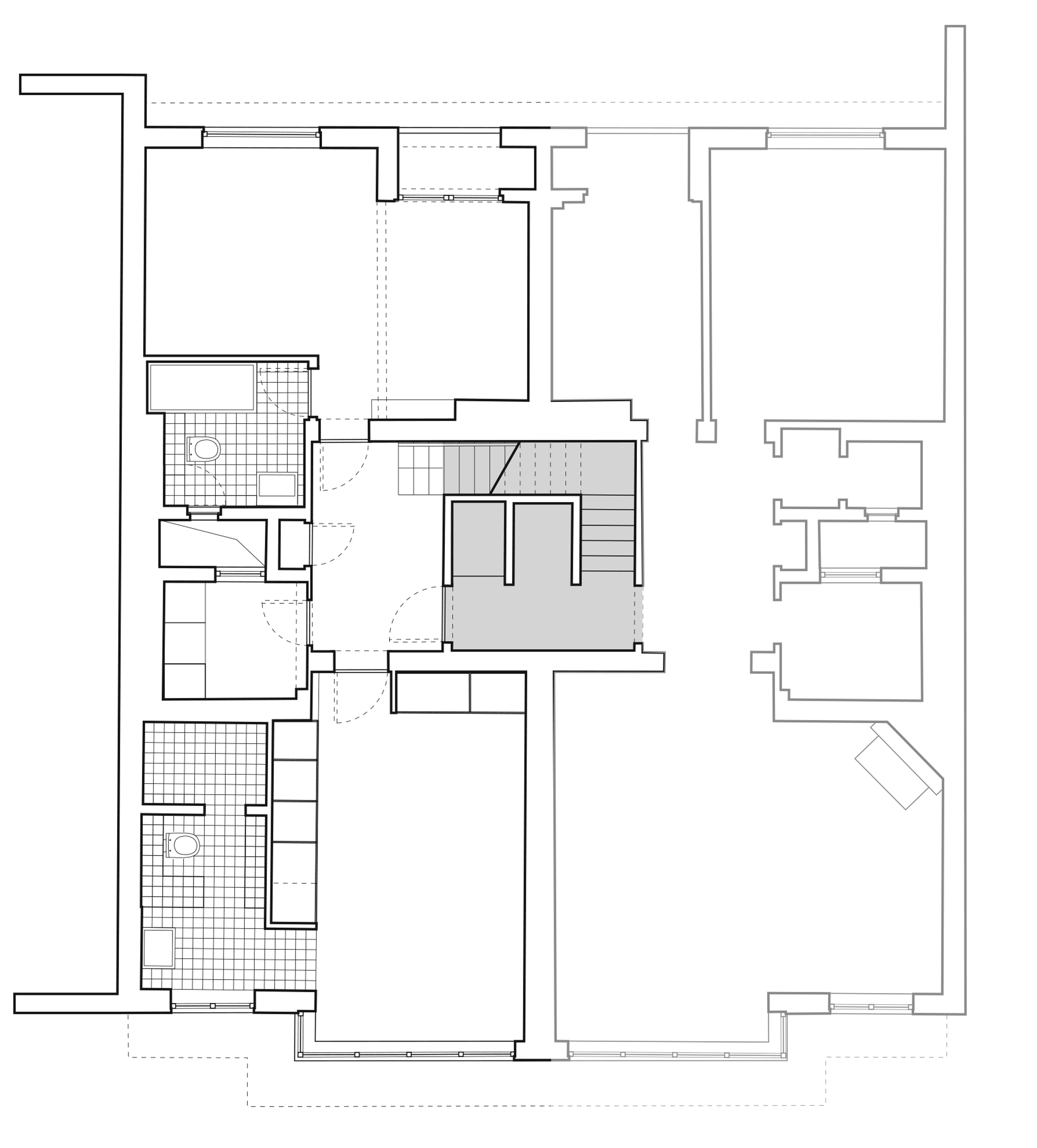 Lincoln apartment by Notan Office in Brussels