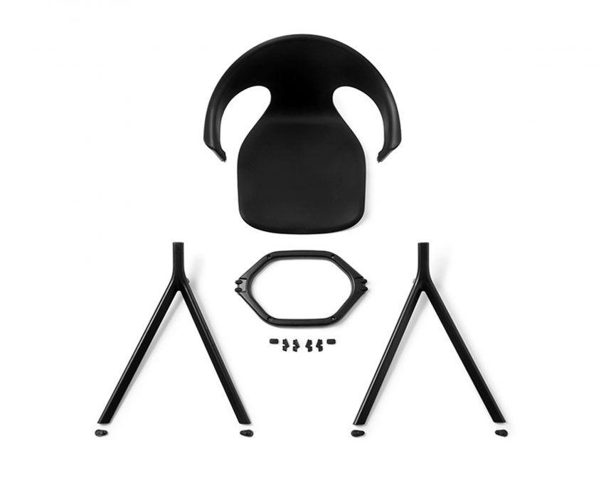 Benjamin Hubert's Axyl chair at London Design Festival 2017