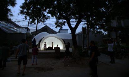 Beijing Design Week pavilion by MAD architects.