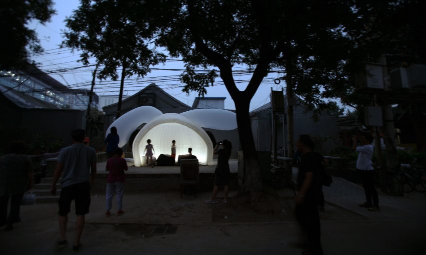 Beijing Design Week pavilion by MAD architects.