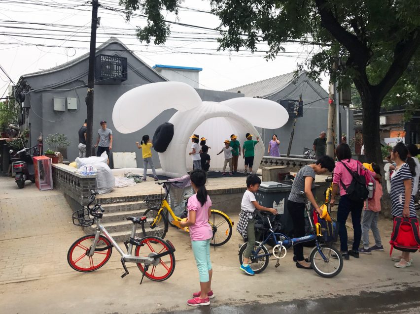 Beijing Design Week pavilion by MAD architects.