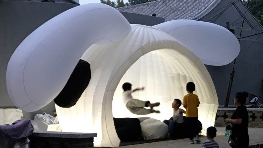 Beijing Design Week pavilion by MAD architects.