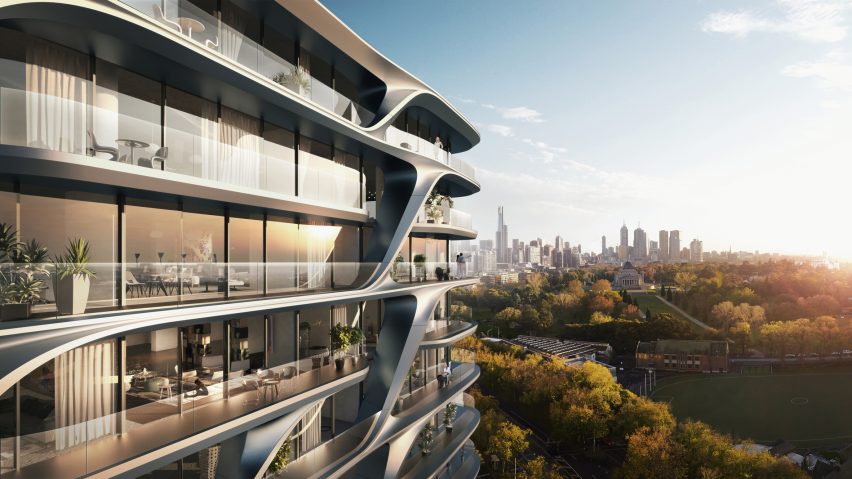 Zaha Hadid Architects reveals plans for second Melbourne tower