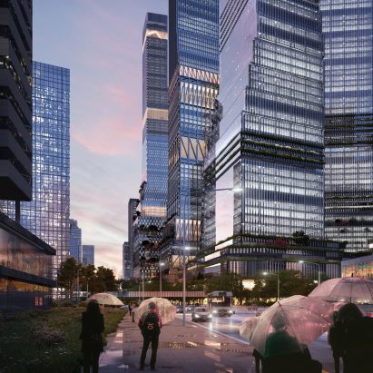 Mecanoo designs 12 skyscrapers for new business district in Shenzhen
